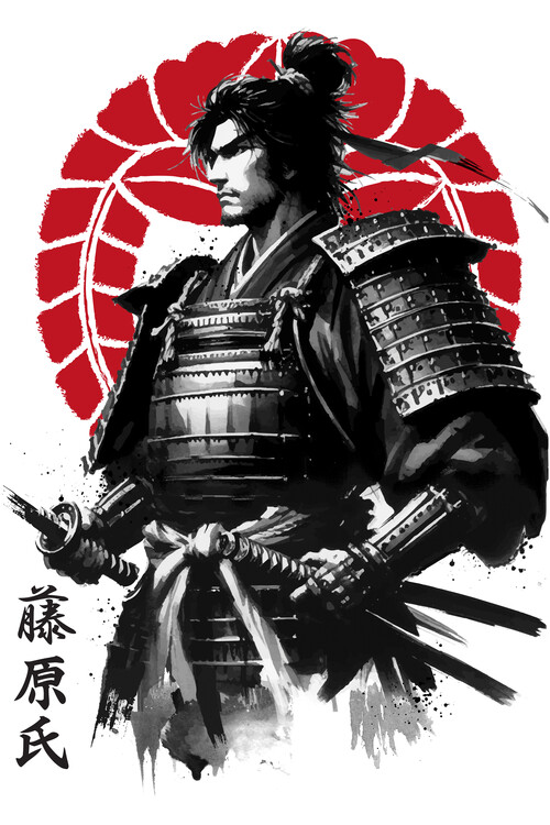 Poster Samurai clan Fujiwara