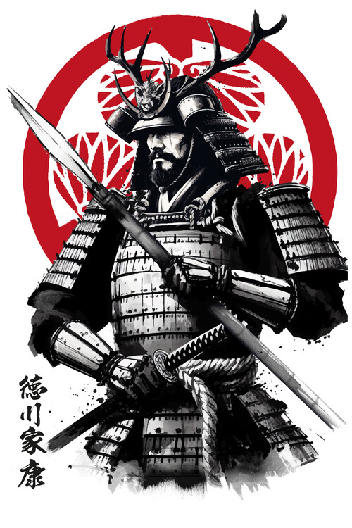 Poster Samurai clan Tokugawa