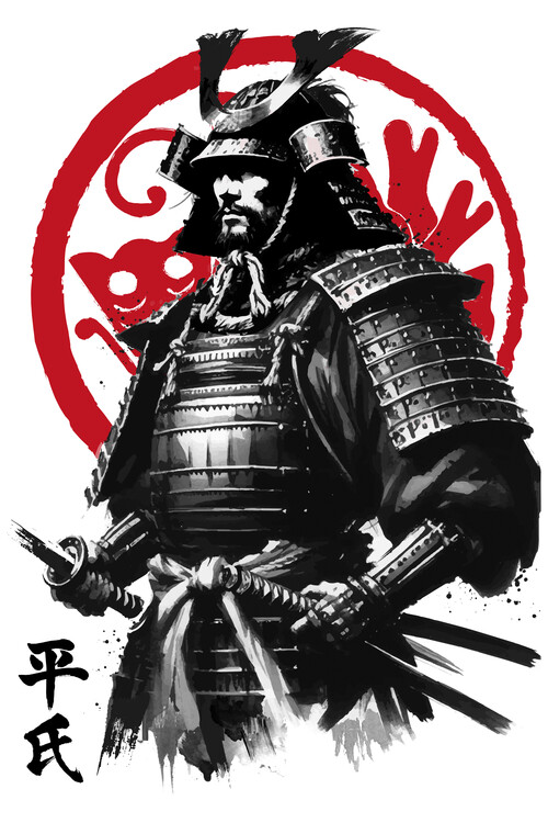 Poster Samurai clan Taira
