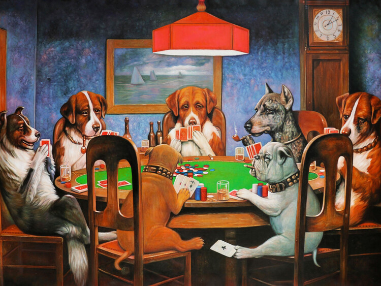 Canvas Print A Friend in Need