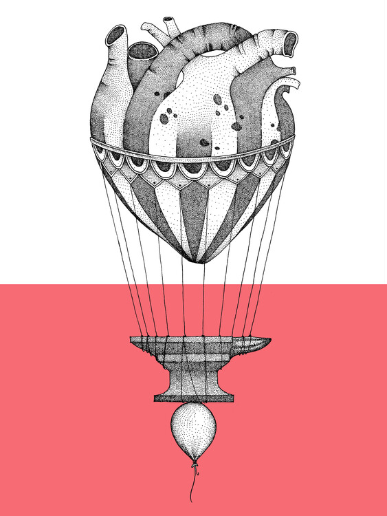Plakat Heart Weight Baloon