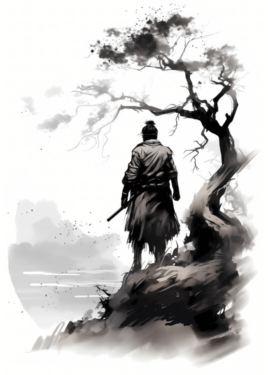Poster Japanese Samurai