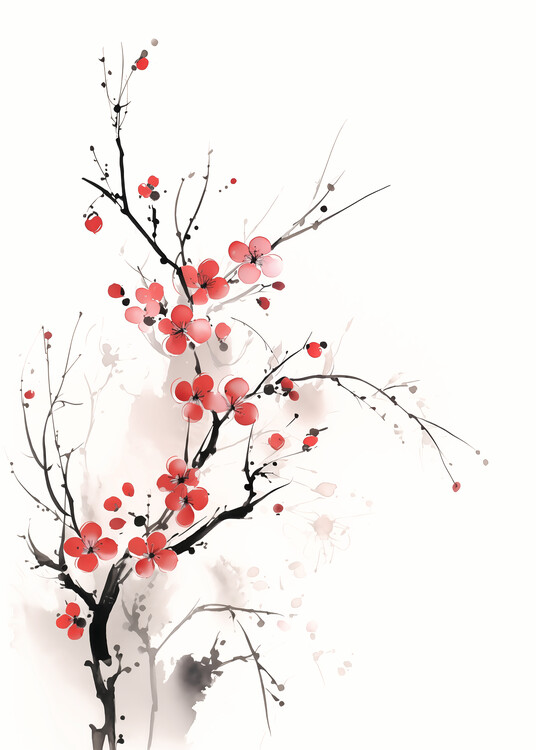 Плакат Japanese Cherry Blossom