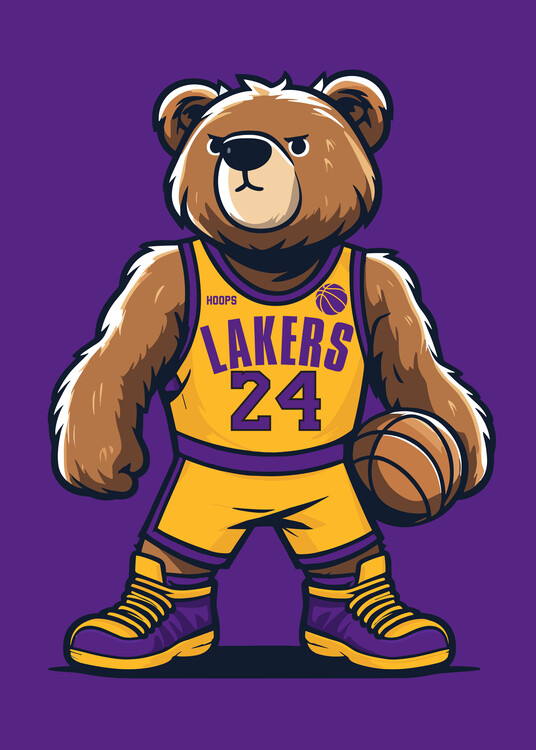 Obraz na plátně Los Angeles Basketball