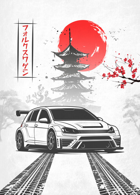 Плакат Car GTI