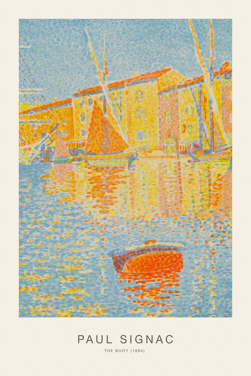 Plakat The Buoy (1894) - Paul Signac