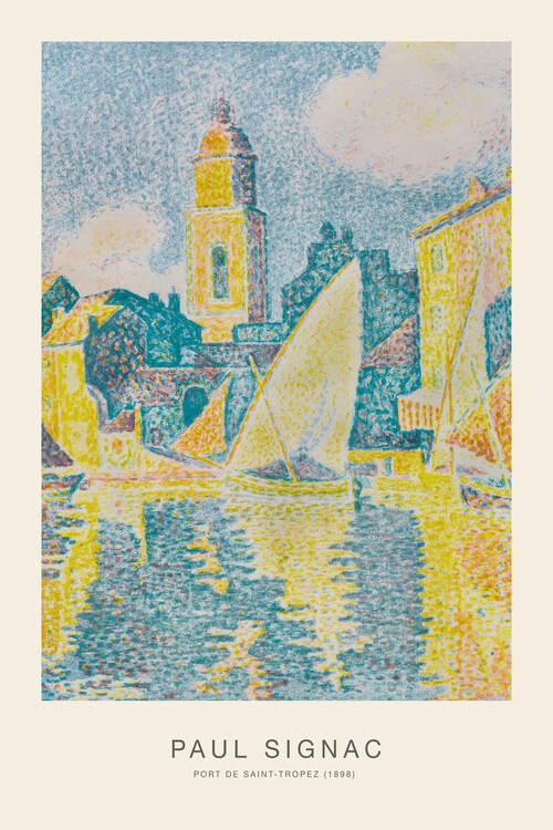 Plakat Port de Saint-Tropez (1898) - Paul Signac