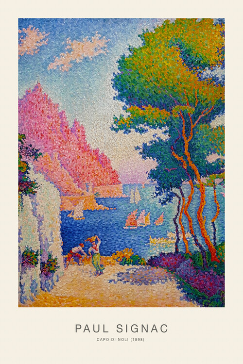 Plakat Capo Di Noli (1898) - Paul Signac