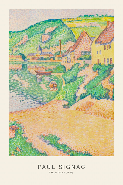 Plakat The Andelys (1895) - Paul Signac