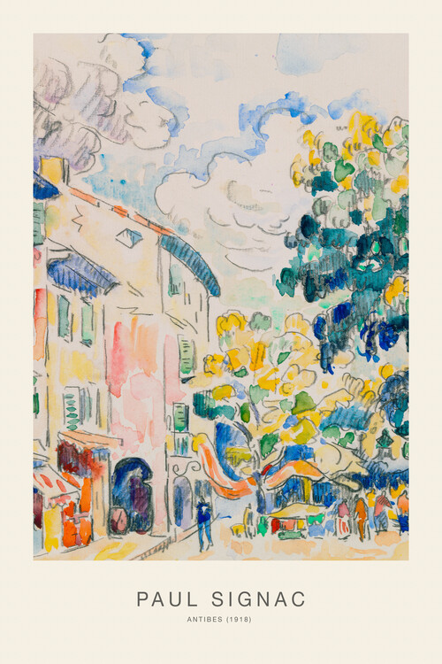 Plakat Antibes (1918) - Paul Signac