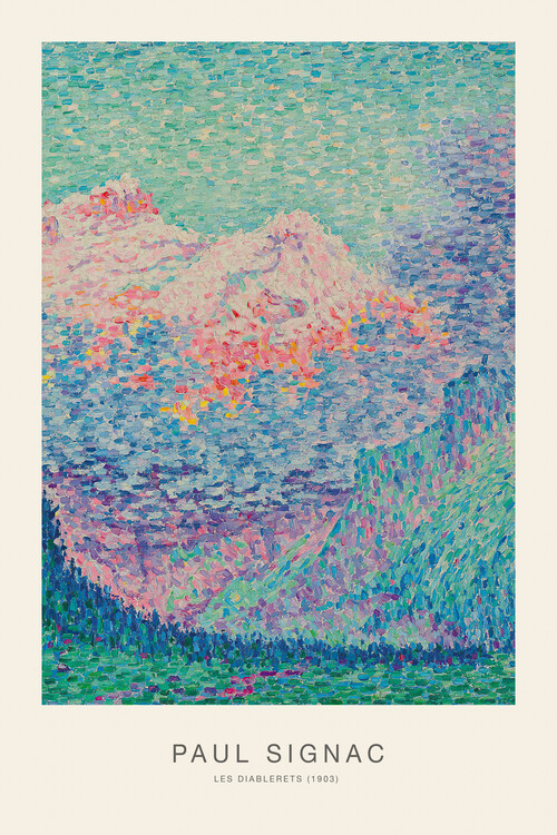 Plakat Les Diablerets (1903) - Paul Signac