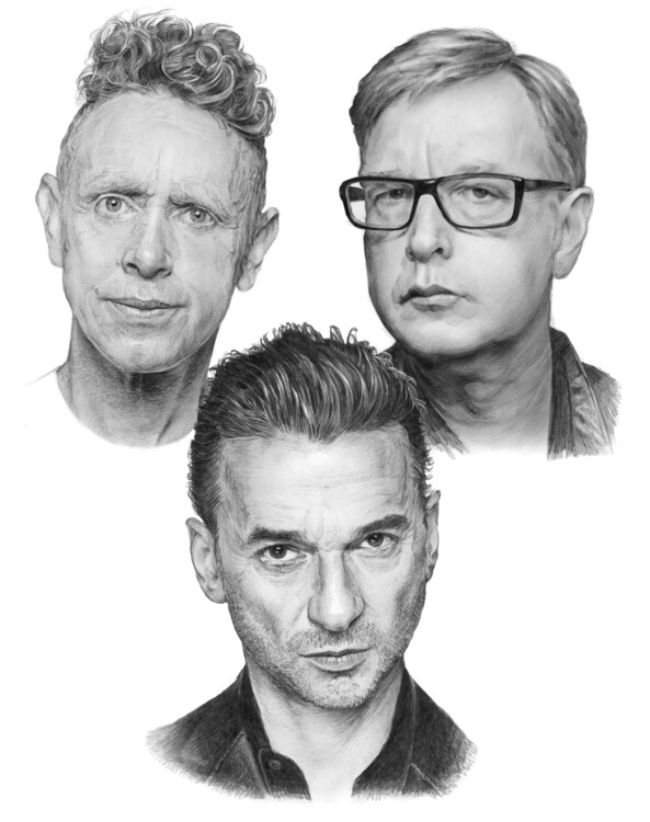 Plakat Depeche 3 members