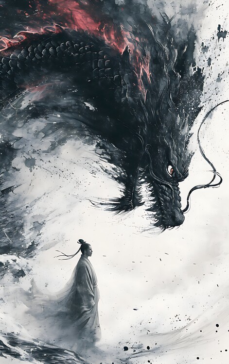 Poster Japanese Shadow Dragon