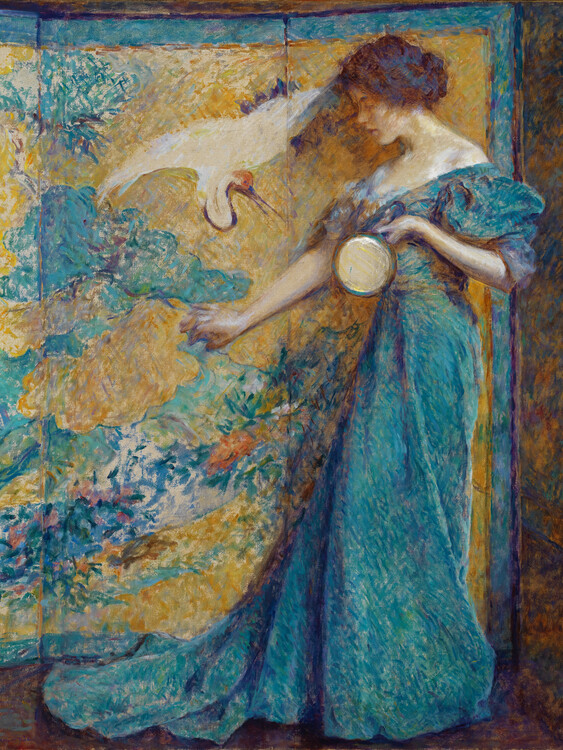 Póster The Mirror (Golden Beauty & Crane Screen) - Robert Reid