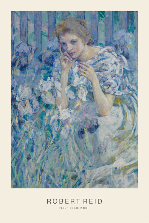 Póster Fleur de Lis, 1900 - Rober Reid