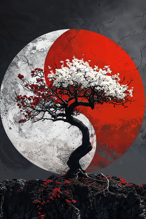 Poster Harmony in Sakura Bloom