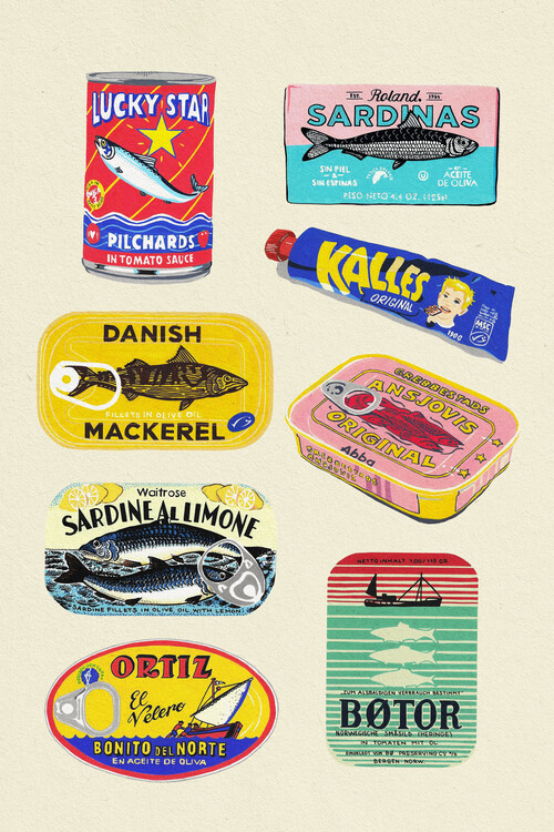 Plakat Canned Fish