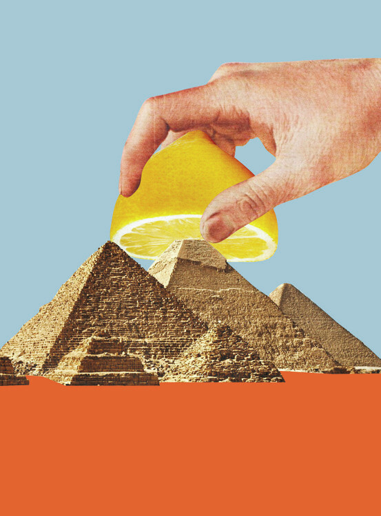 Poster Pyramides of Lemonade