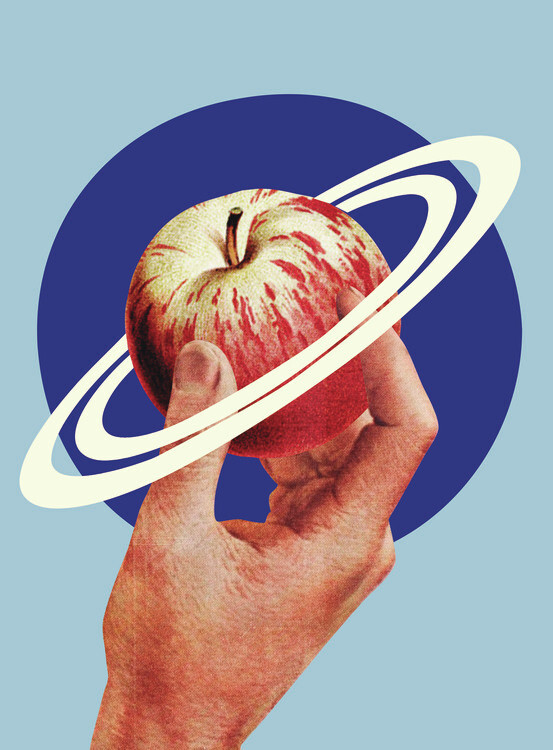 Poster NASA Space Apple