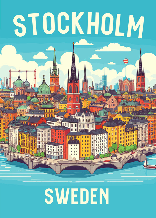 Poster Stockholm Sweden
