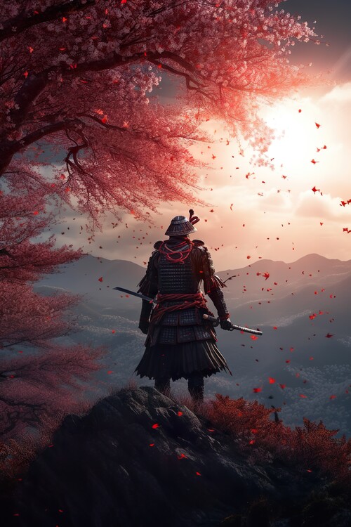 Poster Epic Japanese Samurai