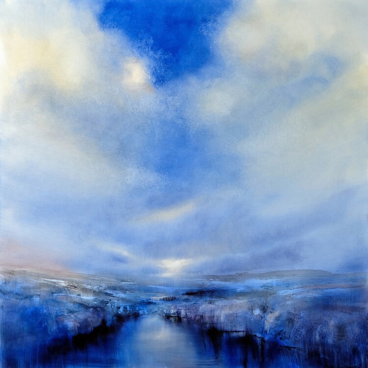 Плакат light space blue