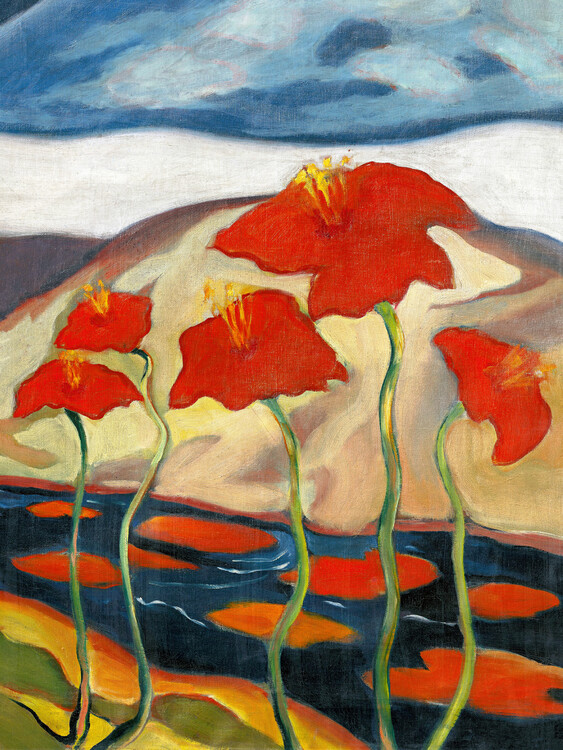 Плакат Nirvana, Detail (Landscape with Flowers) - Zolo Palugyay