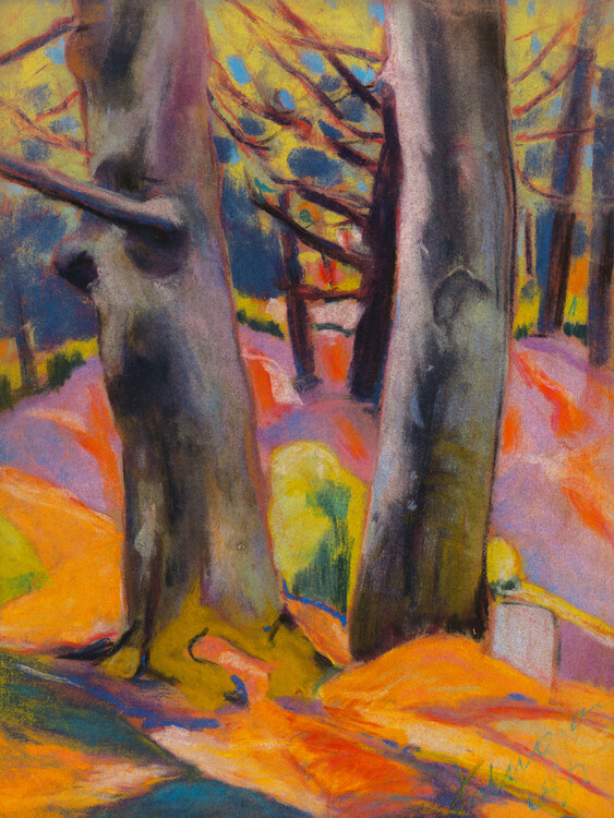 Плакат The Study of Trees (Abstract Landscape) - Zolo Palugyay