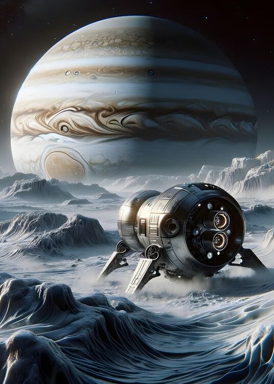 Poster a spacecraft on europa