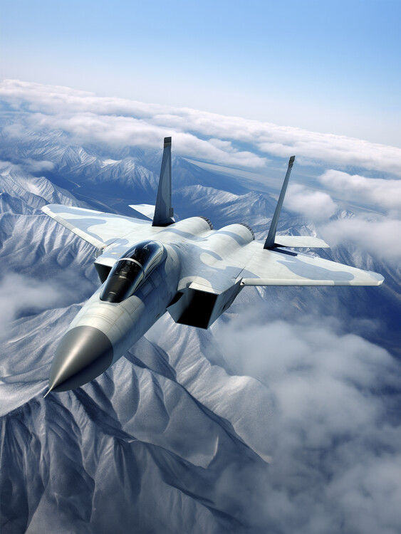 Poster Fighter Jet Plane