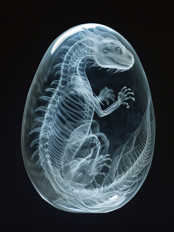 Poster Translucent Dragon Egg