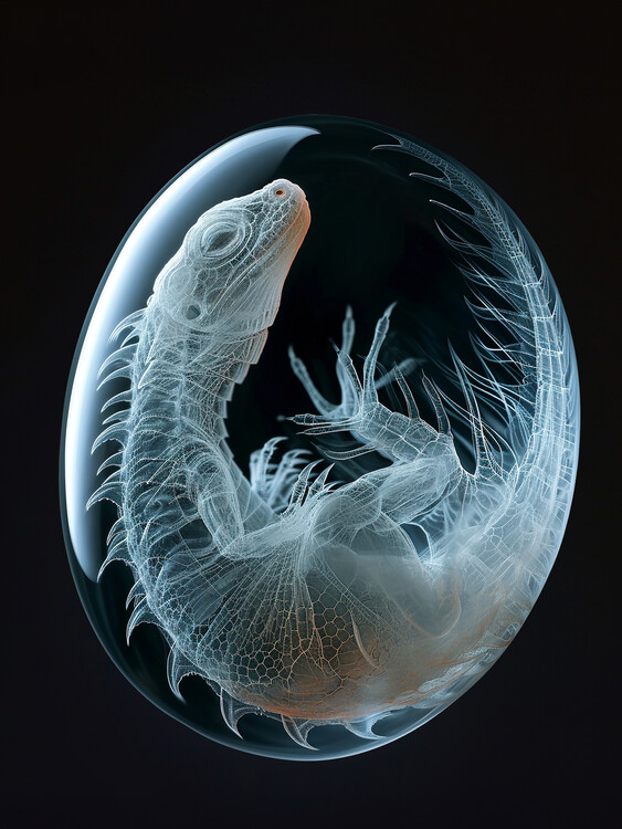 Poster Translucent Dragon Egg