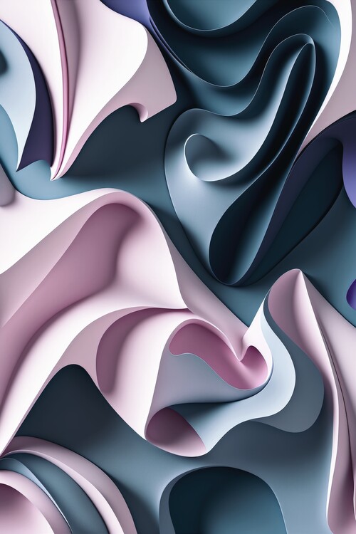 Poster Rounded shapes