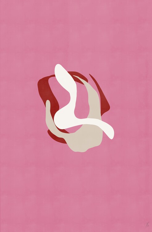 Poster Pink Abstract