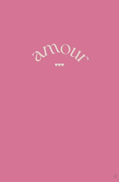 Plakat Pink Amour
