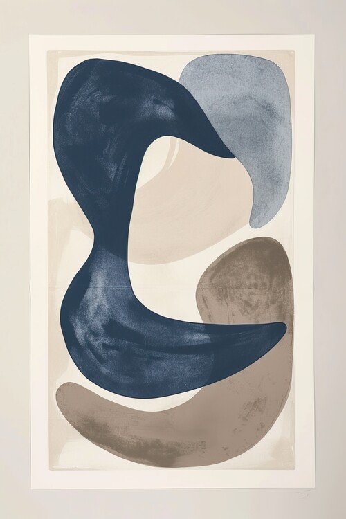 Плакат Abstract background in soft tones