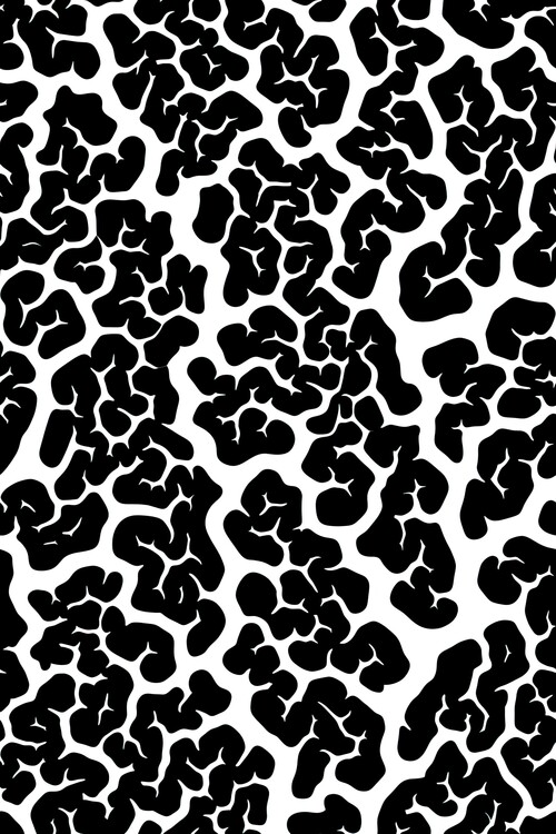 Poster Black and white abstract background