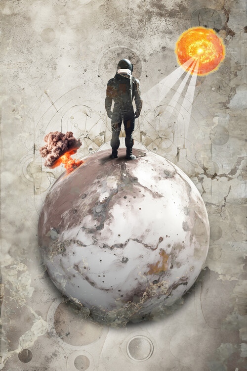 Αφίσα Atomic planet