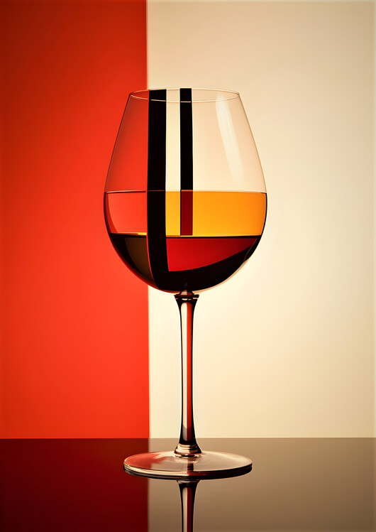 Poster Fine Wine Glass