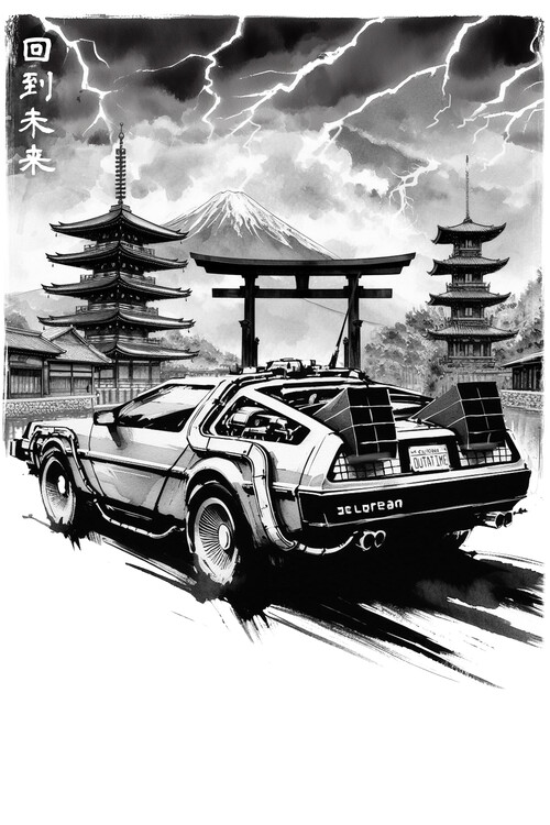 Плакат Back to the Japan temple