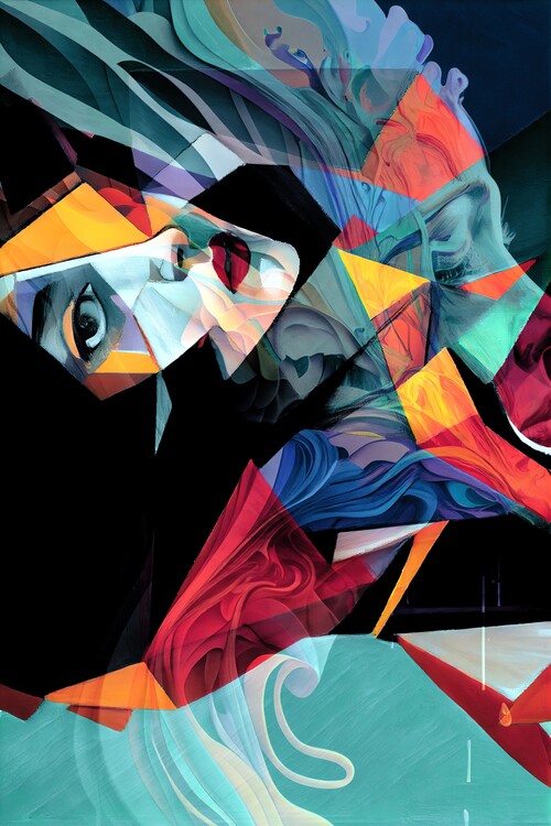 Плакат Colorful geometry
