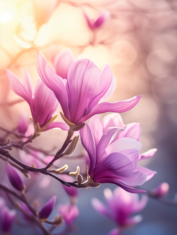 Poster Magnolia Bianca