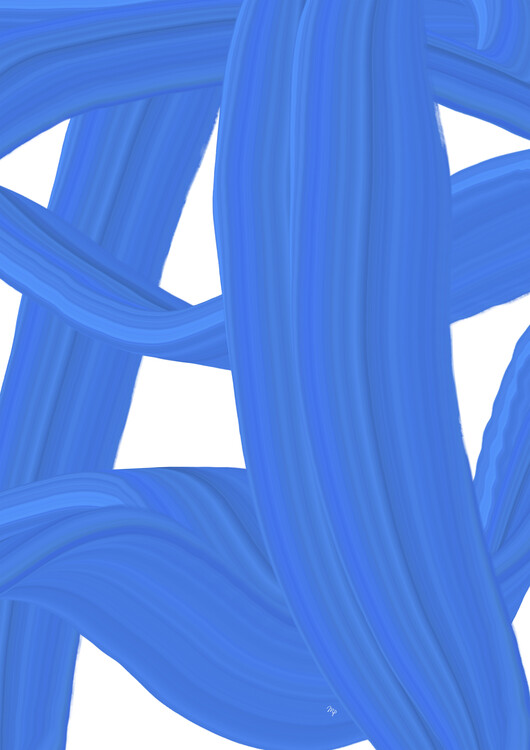 Póster Deep Blue Something Painting
