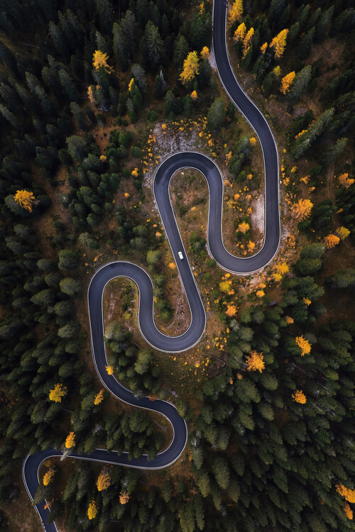 Poster Italy from above