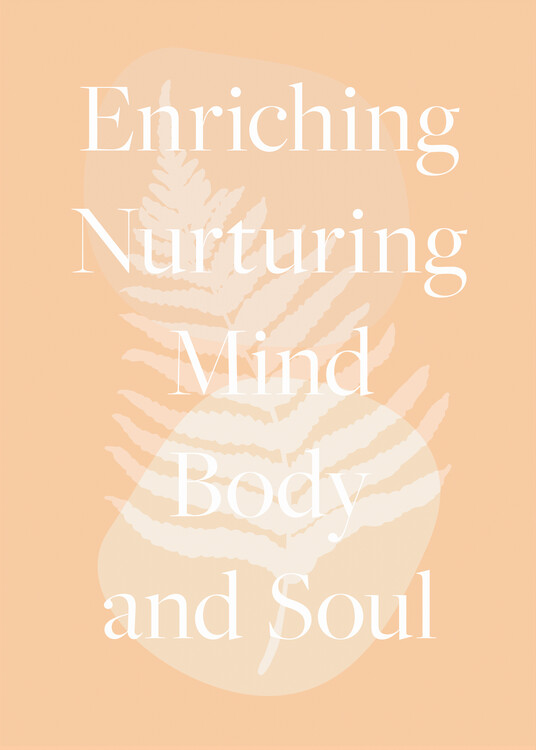 Poster Peach Text Poster