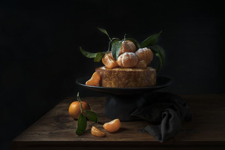 Levně Plakát, Obraz - Polenta cake with sweet mandarines, Diana Popescu, 40 × 26.7 cm