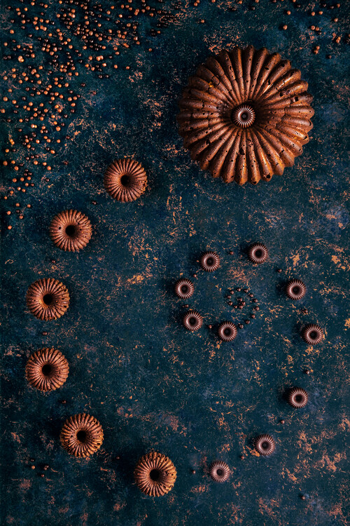 Levně Plakát, Obraz - Chocolate bundt cake, Denisa Vlaicu, 26.7 × 40 cm