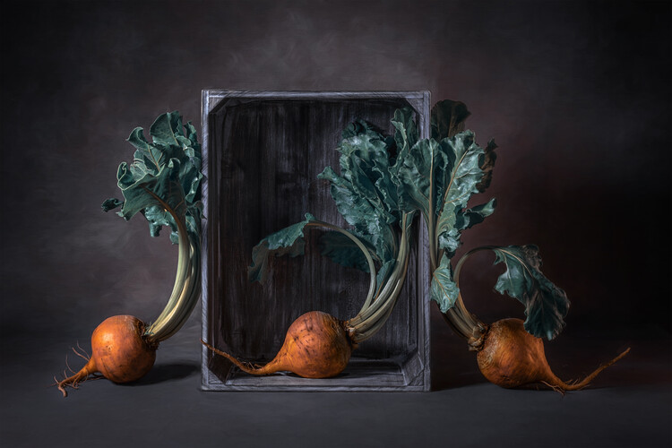 Levně Plakát, Obraz - Three Beets, Lydia Jacobs, 40 × 26.7 cm