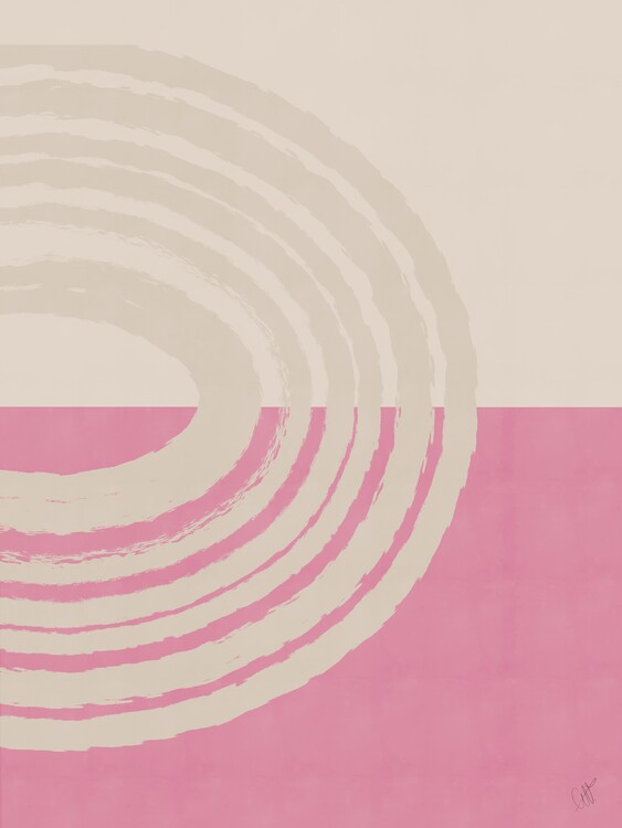 Poster Biege Rainbow