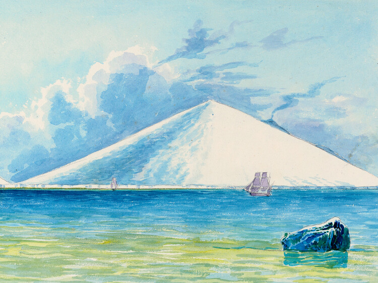 Плакат Cape Crozier, Mount Terror - Charles Hamilton Smith